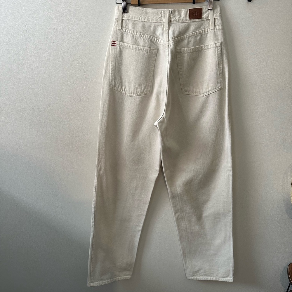 BDG Off-White High Rise Baggy Jeans Denim Pants Wide Leg.